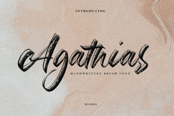 Agathias: A Delicate Handwritten Font for Modern Design