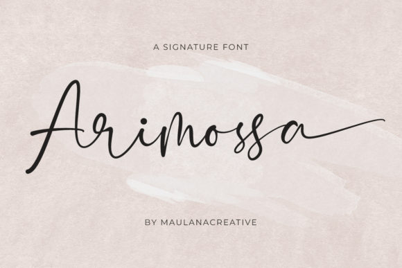 Arimossa: The Handwritten Script That Transforms Ordinary Designs Into Keepsakes