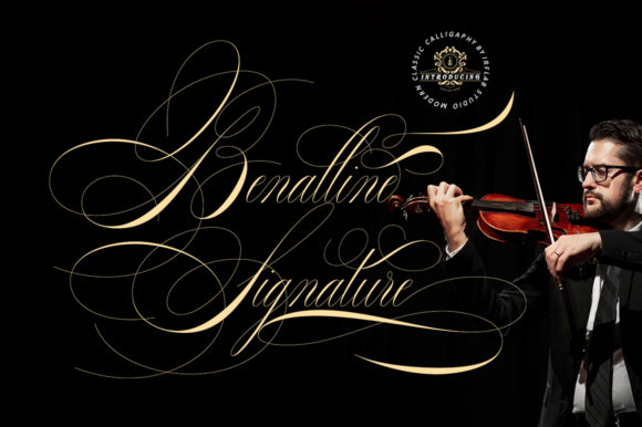 Banalline Signature: A Flowing Handwritten Font