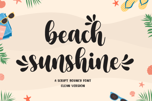 Beach Sunshine: A Warm, Bouncy Handwritten Font
