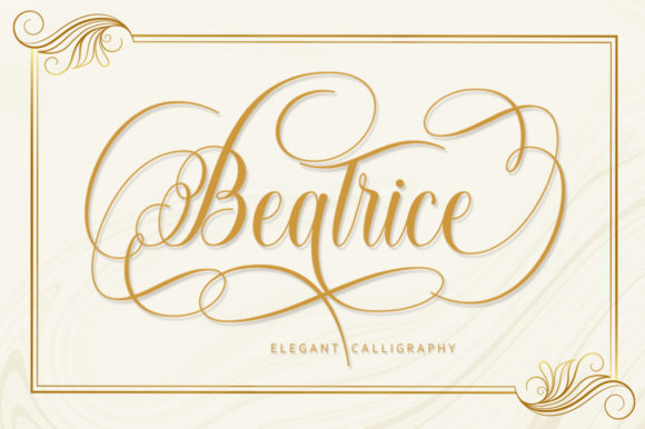 Beatrice: The Elegant Handwritten Font That Transforms Ordinary Designs Into Memorable Keepsakes