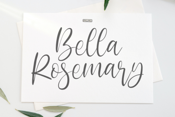 Bella Rosemary: A Handwritten Font That Feels Both Classic and Personal