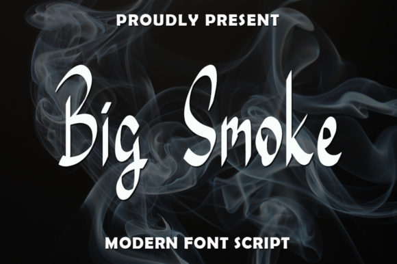 Big Smoke: Modern Handwritten Font for Logos & Quotes