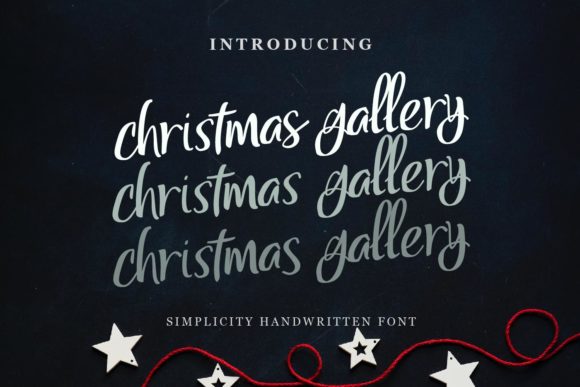 Christmas Gallery: Integrating a Handwritten Font Into Your Design Workflow