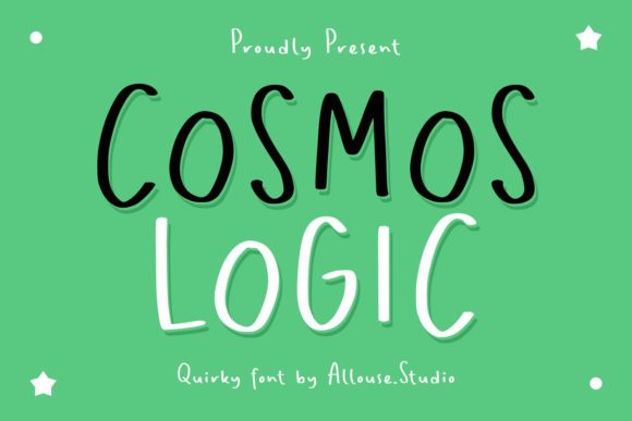 Cosmos Logic: A Playful Handwritten Font for Bright Ideas