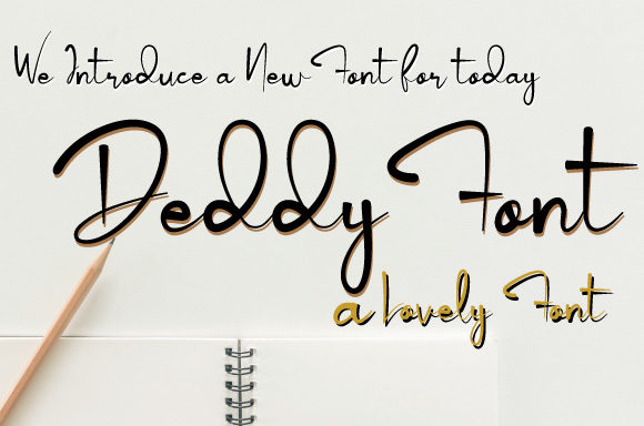 Deddy: A Stylish Handwritten Font That Feels Personal