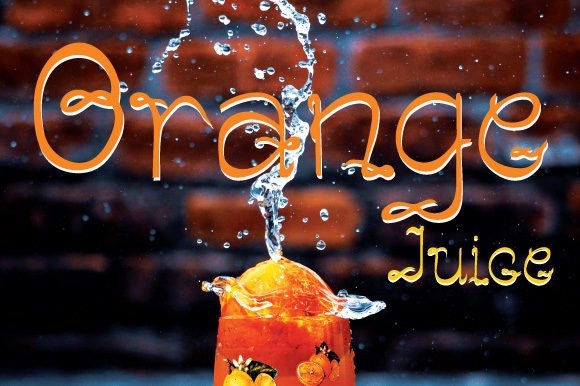 Discover Orange Juice: The Delicate Handwritten Font That Transforms Creative Projects