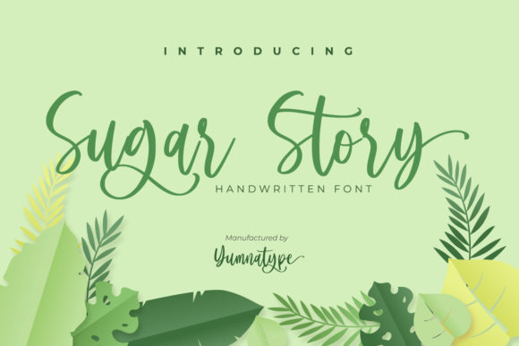 Discover the Delicate Charm of Sugar Story Font