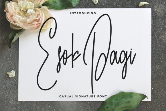 Esok Pagi: The Handwritten Font That Brings Personality Back to Design