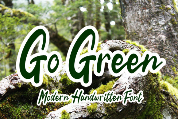 Go Green: A Stylish Handwritten Font for Every Design