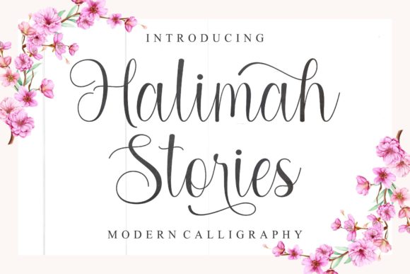 Halimah Stories: A Handwritten Font That Makes Your Designs Feel More Human