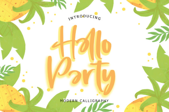 Hello Party: A Casual Handwritten Font That Feels Like Home