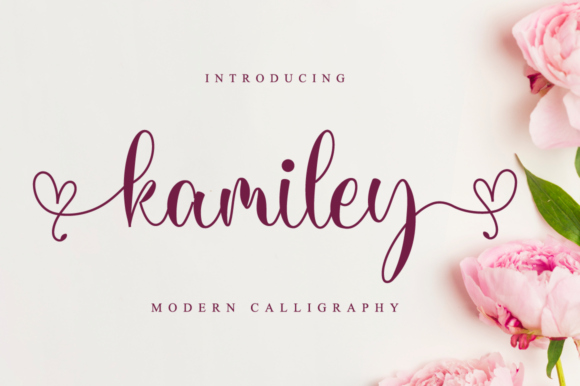 Kamiley: When Handwritten Romance Meets Expressive Typography