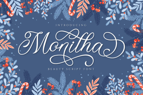 Monitha: The Lovely Handwritten Font That Adds Romantic Flow