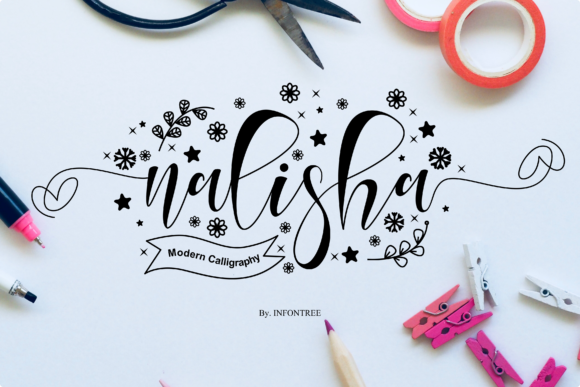 Nalisha: A Romantic Handwritten Font for Designers