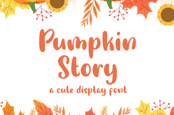 Pumpkin Story: A Playful Handwritten Font for Autumn Creativity and Seasonal Projects