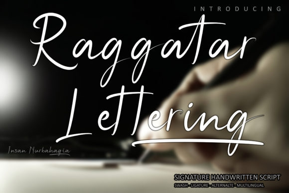 Raggatar Lettering: A Smooth Handwritten Font That Solves Your Design Challenges