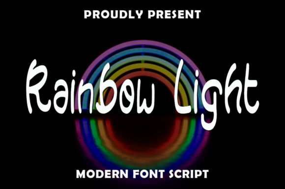 Rainbow Light: A Friendly Handwritten Font with Character