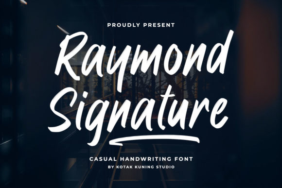 Raymond Signature: The Bold Brush Script That Redefines Casual Elegance
