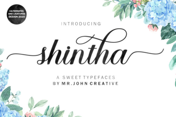 Shintha: A Delicate Handwritten Font Worth Considering