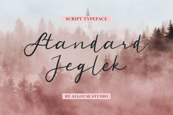 Standard Jeglek: A Refined Handwritten Font for Designers Who Value Authenticity