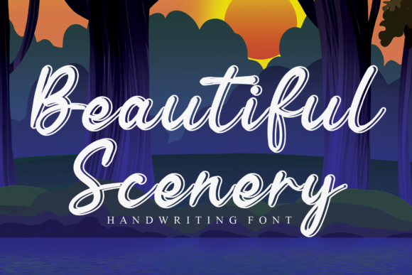 When Beautiful Scenery Becomes More Than a Font